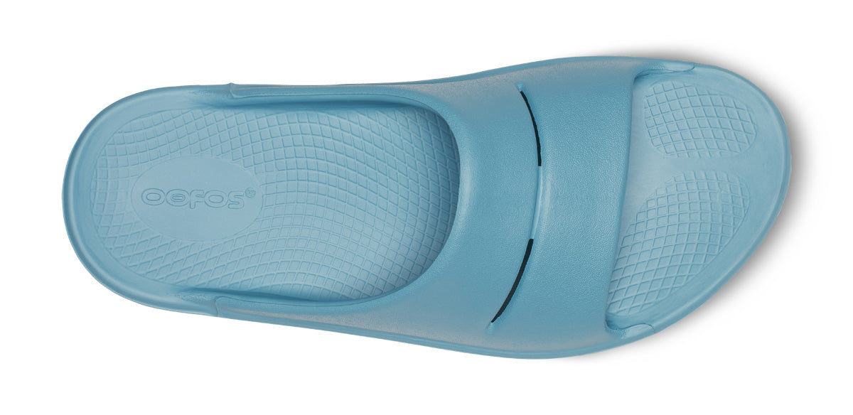 Men's OOahh Slide Sandal - Ocean Blue - Image 6