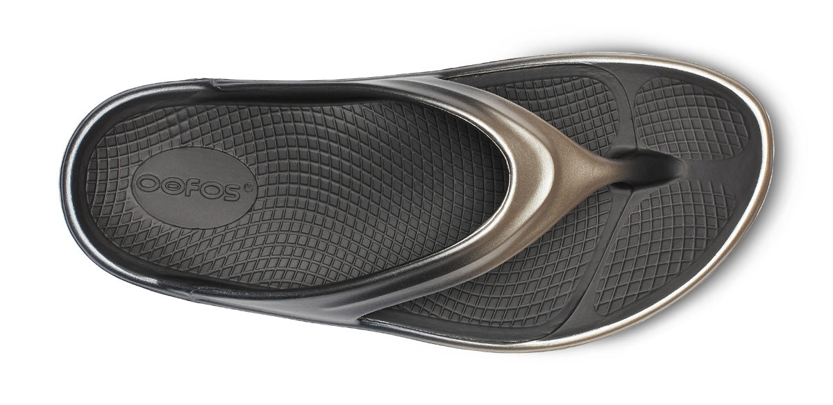 Women's OOmega OOlala Stacked Sandal - Latte Fade - Image 6