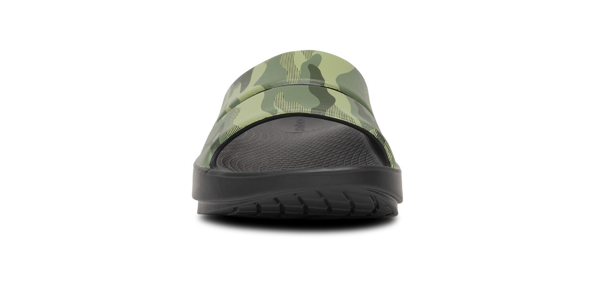 Women's OOahh Sport Slide Sandal - Green Camo - Image 3