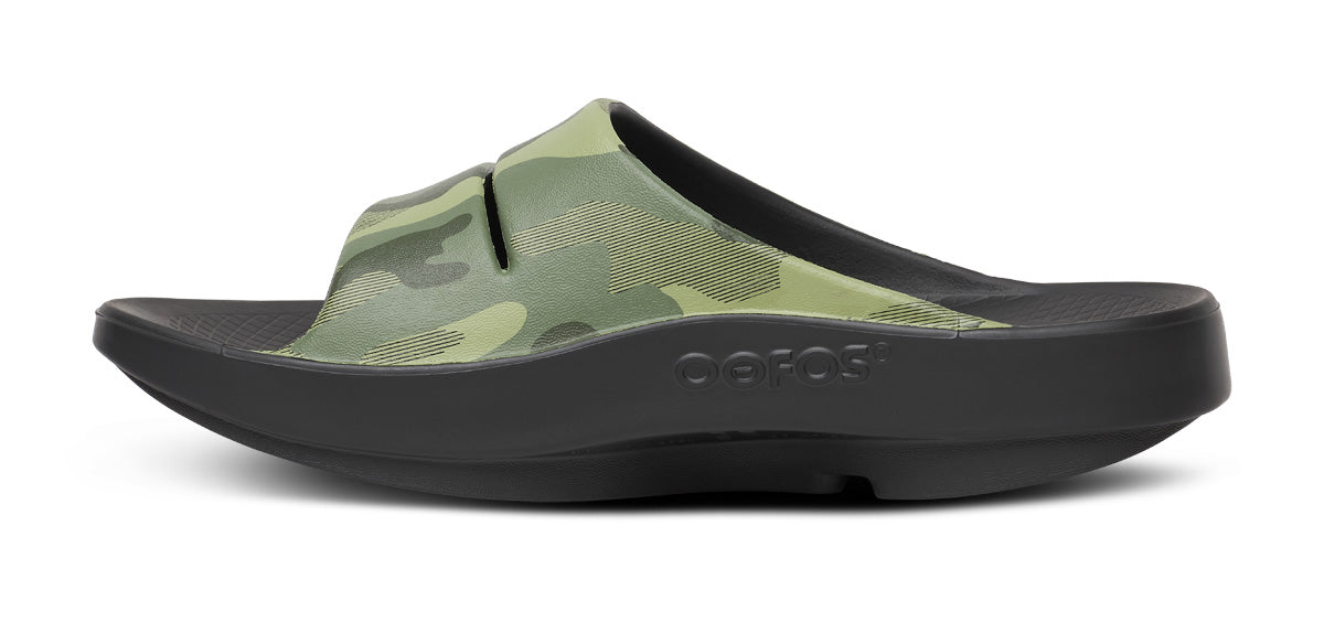 Women's OOahh Sport Slide Sandal - Green Camo - Image 4