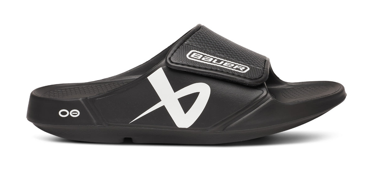 Alternative view of BAUER/OOFOS Men's OOahh Sport Flex Sandal – Black