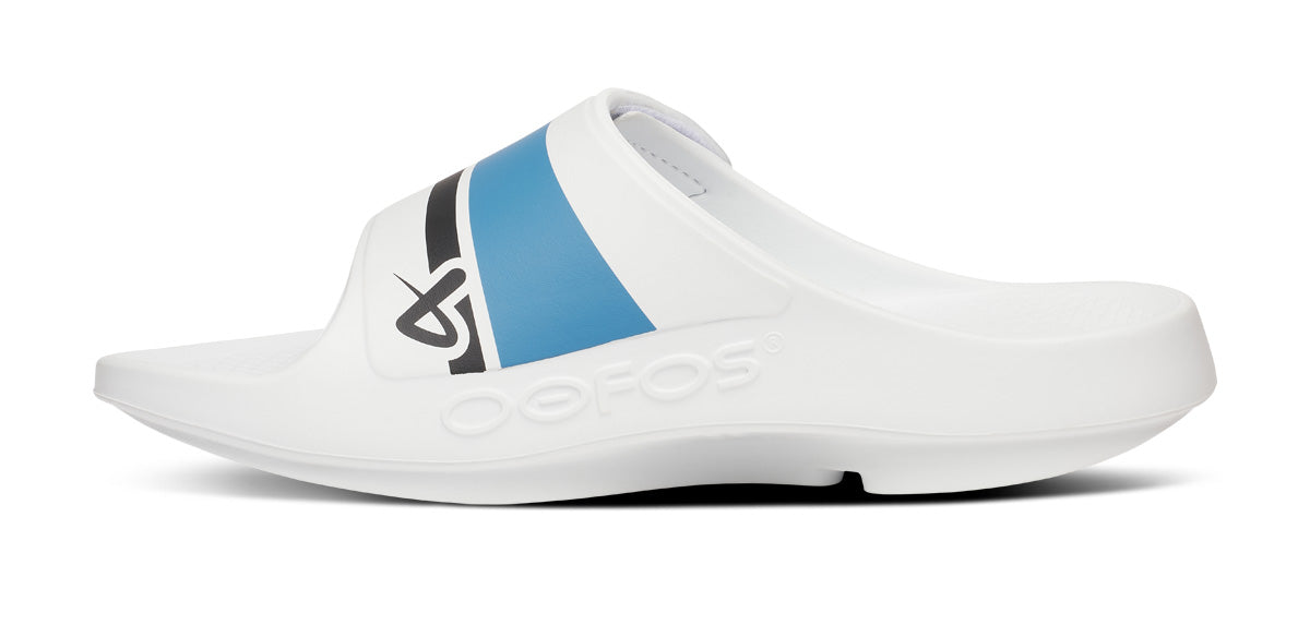 BAUER/OOFOS Women's OOahh Sport Flex Sandal – White - Image 4