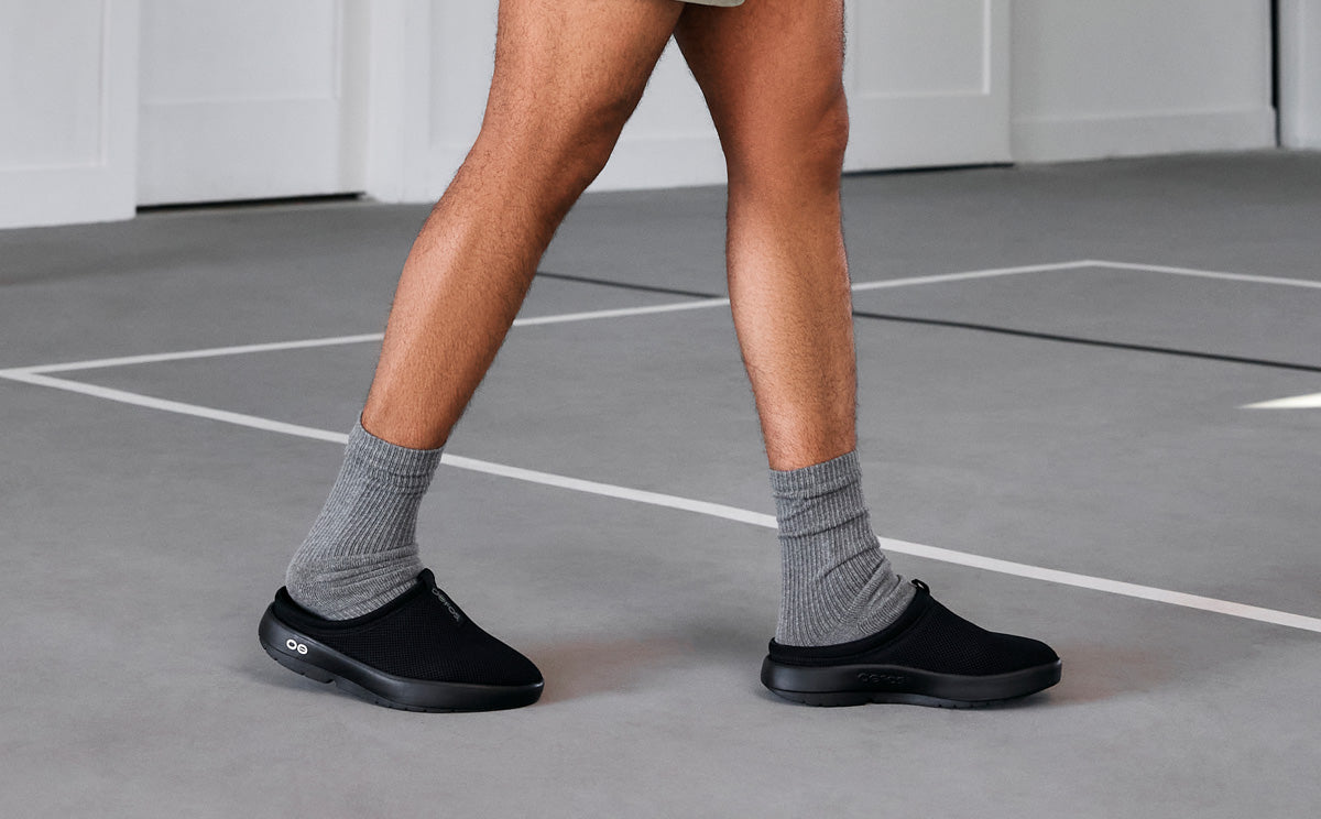 Men's OOcoozie Sport Mule - Black - Image 8